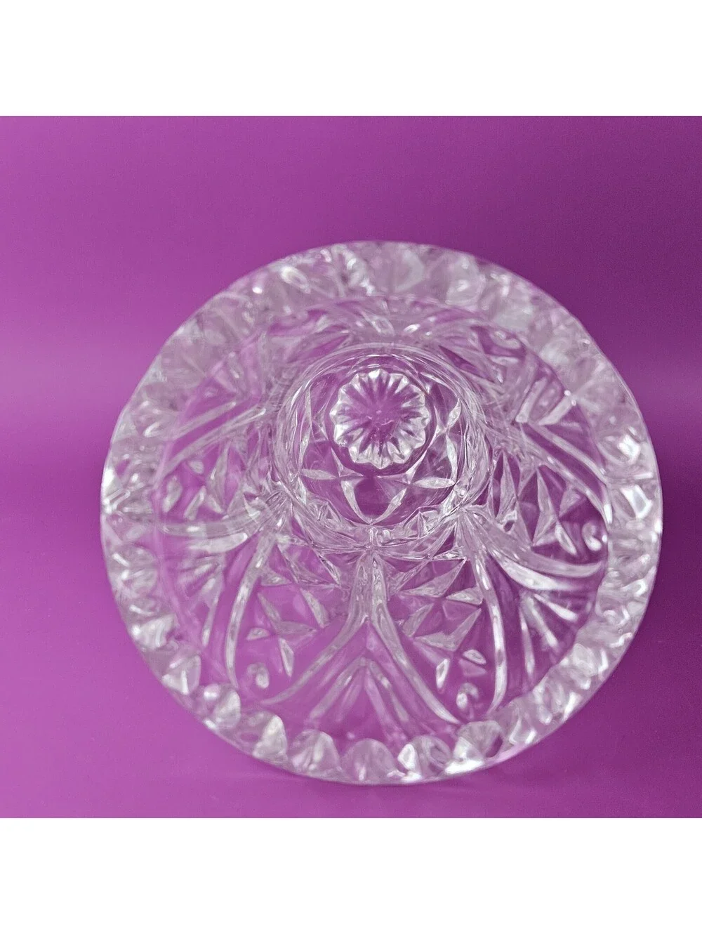 Vintage Kristal Zajecar 24% Lead Crystal  Bud Vase 4